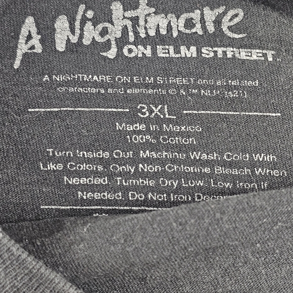 Nightmare in elm street tshirt size 3X black horror Freddy Krueger Kruger movie - Picture 2 of 7